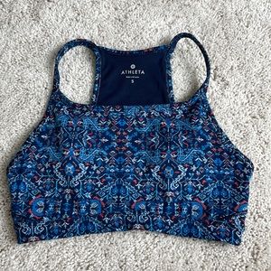 Athleta Sports Bra, yoga style, size S